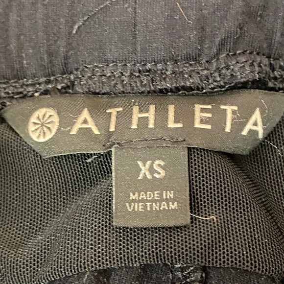 Athleta Jogger Pants Womens XS Athletic Activewear Zip Pockets - Picture 3 of 9